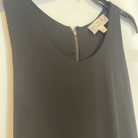 Pink Republic Women’s Little Black Dress Size L Lined Shift Mini Sleeveless - Picture 3 of 7